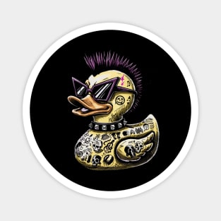Punk Duck Duckling Punk Rocker Magnet